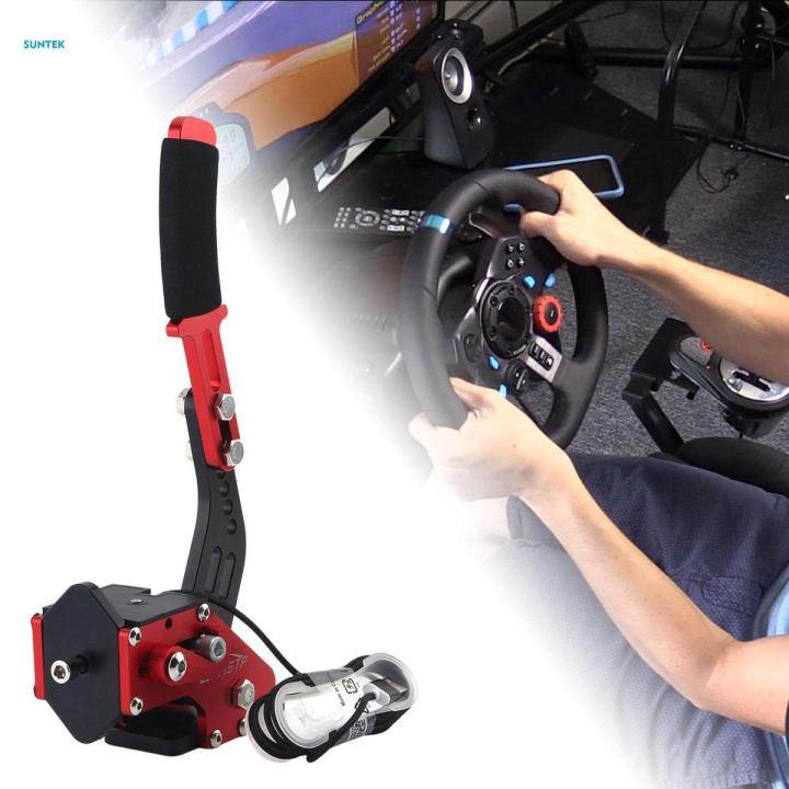 USB Linear Handbrake Simulate Linear Handbrake Plug and Play Automatic Calibration System PC Game USB Handbrake for Game Console Tools Parts