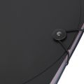 2X Expanding File Folder A4 Letter Size Portable Document Holder with 12 Pockets Black Filing Folders Desk Storage.