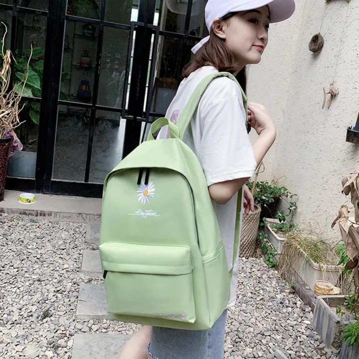 Portable%20Canvas%20Backpack%20Green%20Girls%20College%20School%20Bag%20for%20Teenager%20Girl%20Casual%20Outdoor%20Camping%20Travel%20Shoulder%20Bag%20-%20Image%204