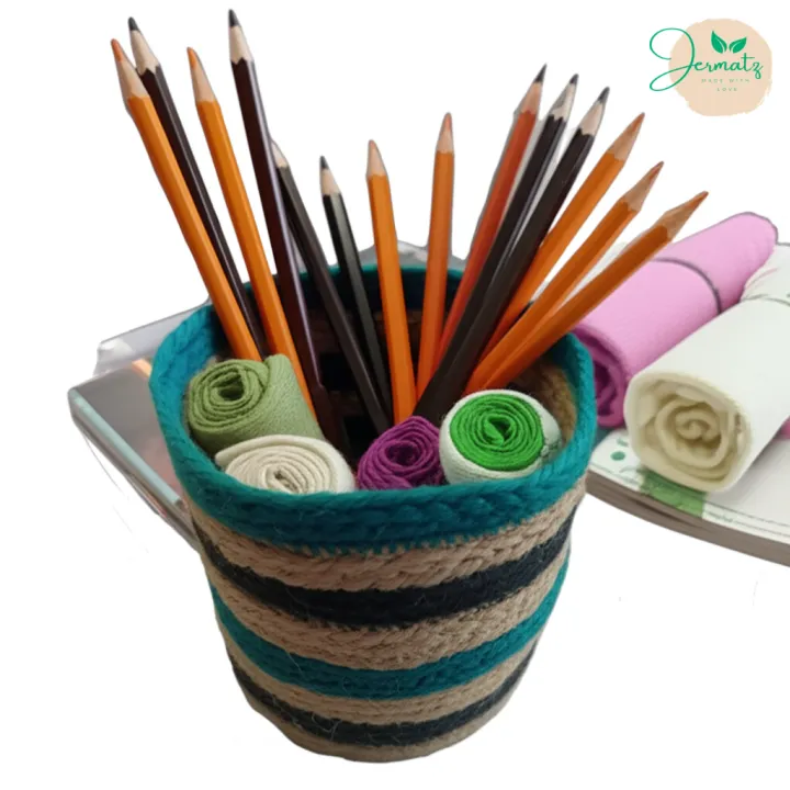 Handwoven%20Striped%20Jute%20Planter%20Basket%20%20Storage%20Pot%201%20Pcs%20-%20Image%203