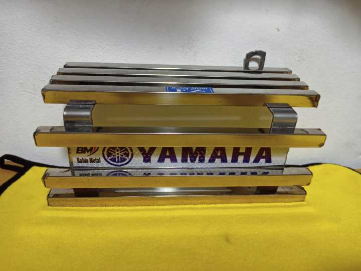 Yamaha fz-s/fazer all version stanless still silencer guard padani silencer cover