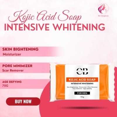 Cosmi Beautii Kojic Acid Soap Intensive Whitening Brightening Lightening for Men