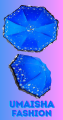Fashionable Anti-uv Folding Print Border Lace Umbrellas ..
