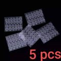 5 sheet's (24 Pc's each) 120 Pc's total Double Sided Nails Glue Stickers. 