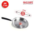 Alusafe Aluminium Fry pan 26 cm (26*5 cm).