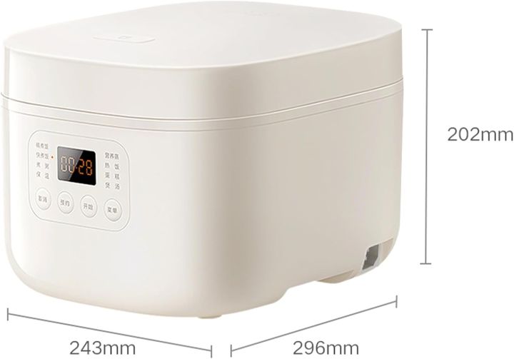 XIAOMI%20MIJIA%20Rice%20Cooker%20N1,%203L%20Multifunctional%20Rice%20Cooker,%20Slow%20Cooker,%2028%20minutes%20Fast%20Cooking%20with%20LED%20Time%20Display,%208%20Cooking%20Menus,%2024H%20Appointment%20-%20Image%202
