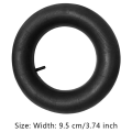 ARELENE 2X Wheelbarrow Inner Tube 3.50-8 Heavy Duty Rubber Inner Tube Replacement with Tr13 Valve Stem Garden Cart Inner Tube B. 