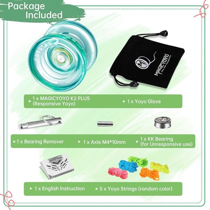 MAGICYOYO%20K2%20Plus%20Crystal%20Responsive%20Yoyo,Dual%20Purpose%20Yo-Yo%20with%20Replacement%20Unresponsive%20Bearing%20for%20Intermediate%20-%20Image%209