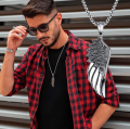 Stylish Stainless Steel Anchor Necklace for Men Durable and Modern Chain Pendant Design. 