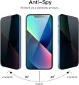 TRENDYTHINK Mossily Premium Screen protector and Anti Spy Privacy Tempered Glass Screen Protector Guard for iPhone 16 15 14 Plus 13 12 11 Pro Max, Iphone X, XR. 
