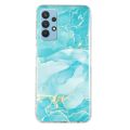 For Samsung Galaxy A32 5G IMD Marble Pattern TPU Phone Case.