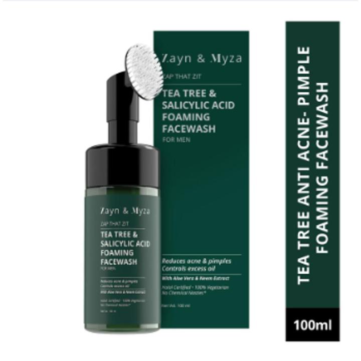 Tea Tree & Salicylic Acid Foaming Face Wash For Men 100 Ml