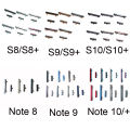 For Samsung Galaxy S7 Edge/S8/S8Plus,S9/S9Plus,S10/S10Plus SIde Volume Button + Power ON / OFF Buttton Key Set For Replacement Parts.