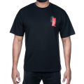 Drop Soulder T-shirt Black. 