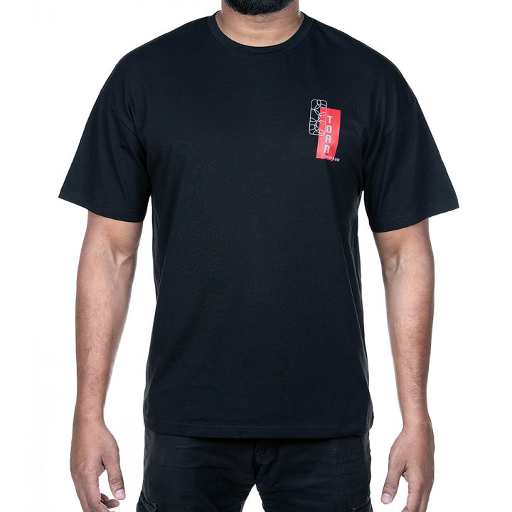 Drop Soulder T-shirt Black