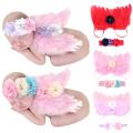 Newborn Photography Angel Wings Costume (PinkColor). 