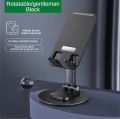 360 Rotation Mobile Phone Bracket Desktop Telescopic Folding Double Shaft Design Stable Anti Fall Creative Bracket.