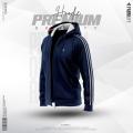 Mens Premium Hoodie Urban - Navy. 