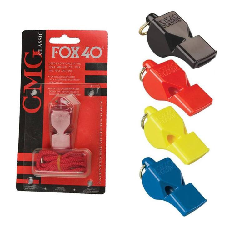Fox 40 Classic Plastic Sports Referee Whistle - Multicolor- বাঁশি