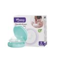 2 Pecs Silicone BreastShell BreastMilk Collector Breastfeeding Essentials. 
