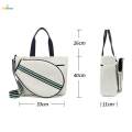 Tennis Tote Carrying Large Detachable Racket Holder Portable Badminton Bag. 