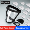 Transparent Full Face Shield Super Protective Mask Facial Anti-fog Head Cover Work Protection Glasses Security Mask.