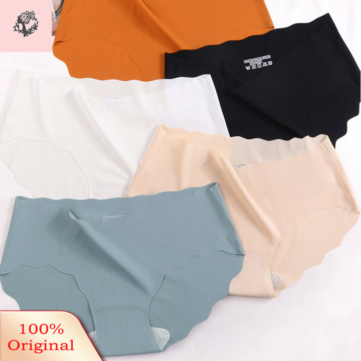 2pcs Women Panties Hard-wearing Fade-resistant Smooth Surface Women Underpants