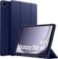 For Samsung Galaxy Tab A11 8.7 Inch Premium Leather Finish Flip Back Cover. 