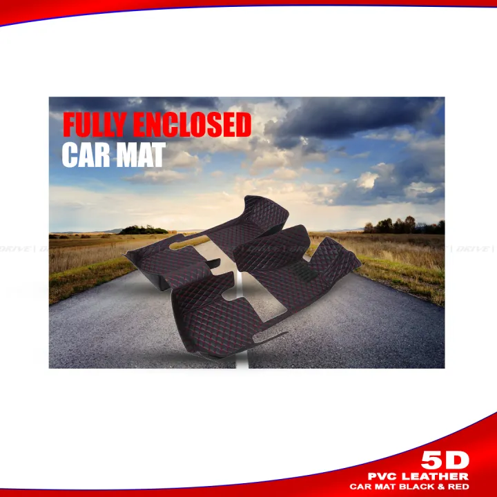 PVC%20Leather%205D%20Car%20Mat%20-%20BLACK%20&%20RED,CAR%20MAT/5D%20MAT%20-%20Image%206