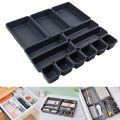 13Pcs Drawer Organizers Separator for Home Office Desk Stationery Storage Box.