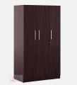 Urban Walnut Secure 3 doors Partex MDF Laminated Board Almirah with clothes storage hanger shelf and cloths storage box shelve by Nice shop 3 Doors Wardrobes Almirah 72/48. 