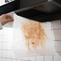 6/12Pcs Disposable Oil-Absorbing Paper Kitchen Range Hood Attract Oiled Paper Filter Screen Film Cooking Bake Tool. 