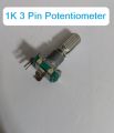3Pin Single Gang Rotary 1K 3 Pin Linear Taper Pot Potentiometer Volume Controller Variable Resistor 1K Ohm Potentiometer Single Gang Rotary Switch Electrical Circuitry & Parts. 