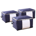 Quilt Storage Bags. King Size Cloth Storage Bag Blankets Cover, Cloth Organizer, Cloth Storage Organizer Bag.