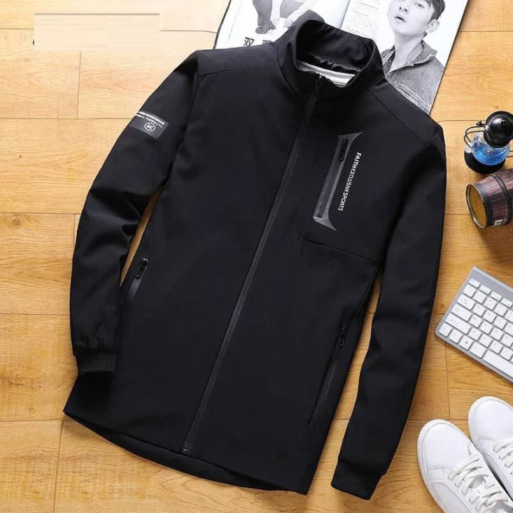 Black%20Stylish%20Bonded%20Jacket%20For%20Men%20-%20Image%202