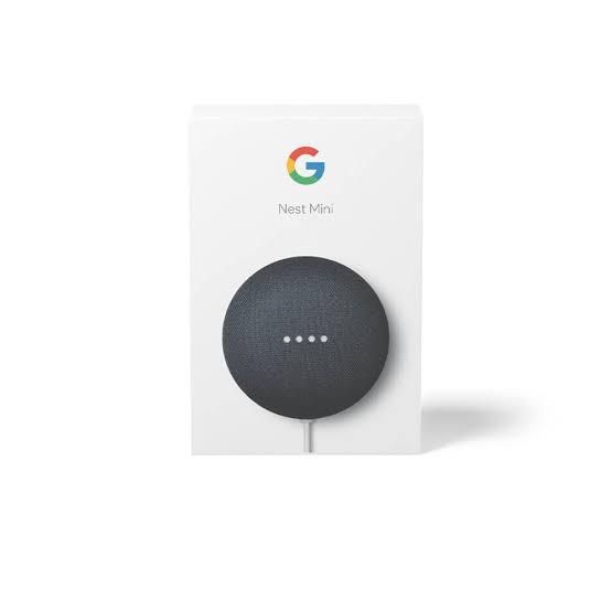 Google Nest Mini (2nd Generation) Smart Speaker with Google Assistant