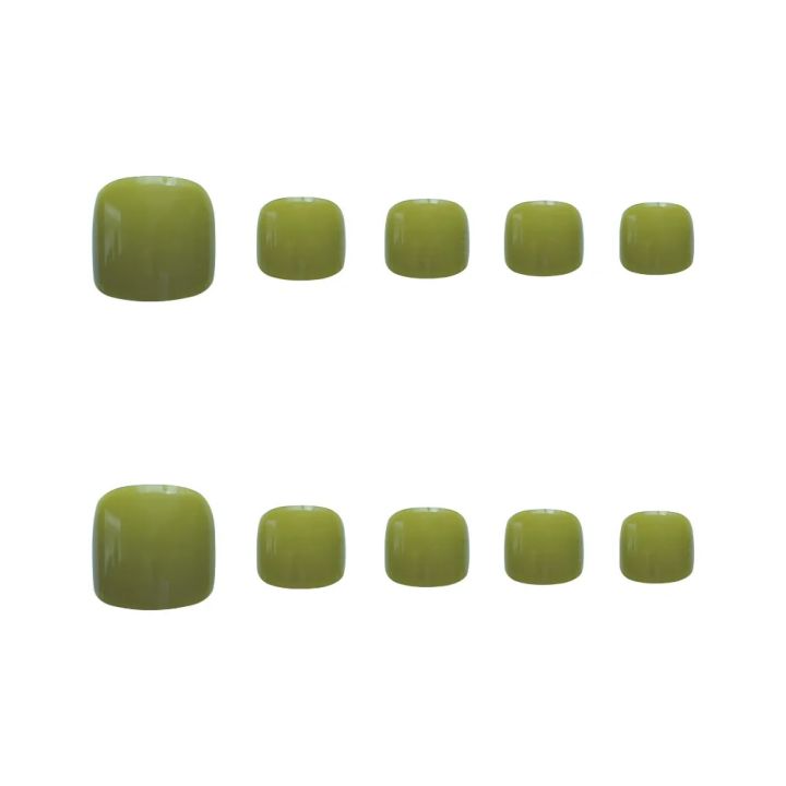 24P%20Acrylic%20Toenails%20Tips%20Bright%20Faced%20Press%20On%20Nails%20Art%20Removable%20Toenails%20With%20Glue%20Full%20Cover%20Artificial%20Toe%20False%20Nail%20-%20Image%206