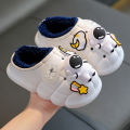 Children's cotton slippers boys, winter girls, children, infants, toddlers, indoor home, baby, non-slip wool bag heel cotton shoes winter. 
