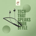 mmax In-the-ear Bluetooth Headset With Upto 30h Talktime Deep Bass - Black - Black.