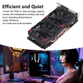Gaming Graphics Card, RX 580 Graphics Card Efficient 256BIT with Dual Fans for Desktop PCs. 
