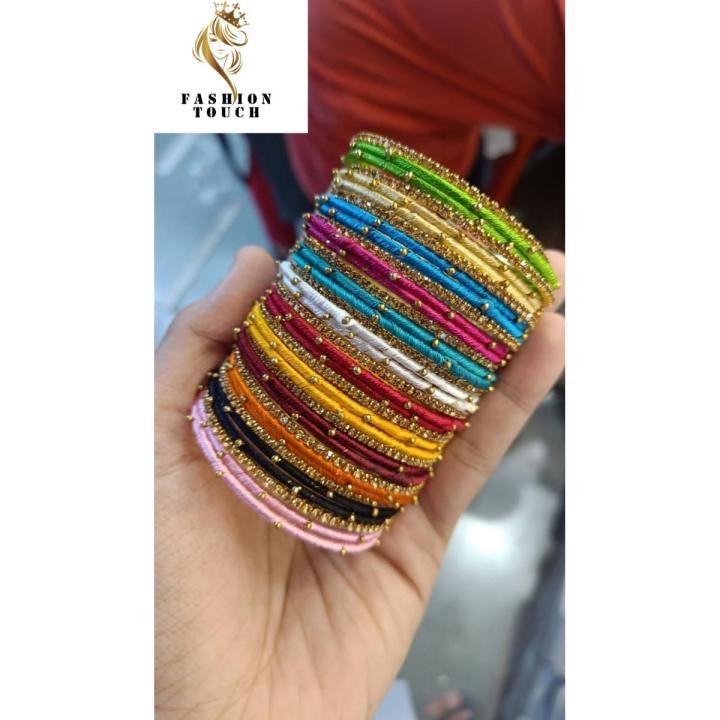 Multicolor Stone Churi Set ( 36 piece) | Daraz.com.bd