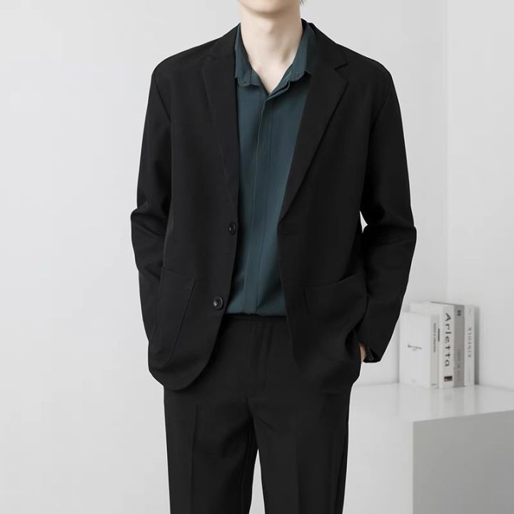 BataBata%20Spring%20Brown%20Black%20Blazer%20Men%20Slim%20Fit%20Fashion%20Social%20Mens%20Dress%20Jacket%20Business%20Formal%20Jacket%20Men%20Office%20Suit%20Jacket%20S-3XL%20-%20Image%204