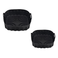 2PCS Air Fryer Silicone Baking Tray Reusable Square Air Fryer Pan Silicone Mold Microwave Pads Baking Mat Pot Tray, High Guality Easy to Use C. 