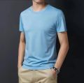Jersey PP Fabric Half Sleeve T-Shirt for Men – Soft & Comfortable.