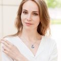 Fashion Love Butterfly Necklace Exquisite Ladies Girl Heart Pendant Valentine's Day Mother's Day Anniversary Gift Jewelry.