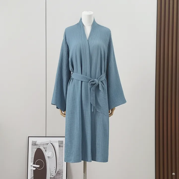 Women%E2%80%99s%20Muslin%20Cotton%20Bathrobe%20%E2%80%93%20Long%20Sleeve,%20Lightweight%20Waist-Tie%20Robe,%20Soft%20&%20Breathable,%20Perfect%20for%20Home,%20Spa%20&%20Beach%20Wear%20-%20Image%205