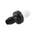 4Pcs 3/8 Inch 10mm Inline Abs One Way Water Non Return Check Valve for Fuel Gas Liquid Air.