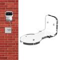 Camera Mount Indoor Outdoor Wall Mount Home Security Camera System Accessories Easy To Install Security Cameras Stand Acrylic Holder Compatible for Eufy S350 Camera. 