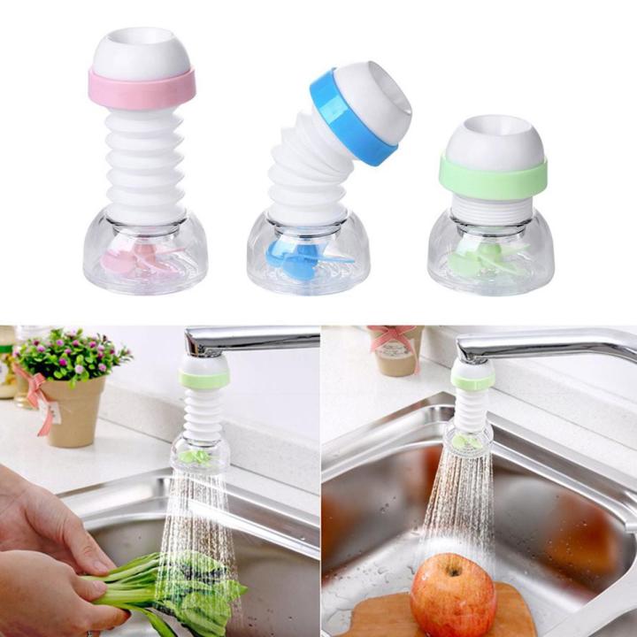 360 Rotation Kitchen Sink Faucet Extender Spouts Sprayers Shower Tap Water Purifier Nozzle Purifier Bubbler Water Saving Filter