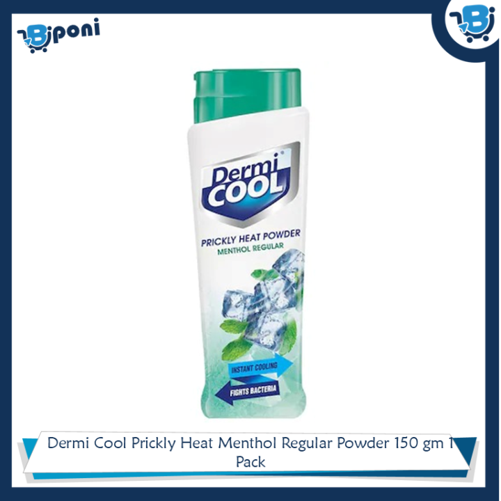 Dermi Cool Prickly Heat Menthol Regular Powder 150 gm 1 Pack | Daraz.com.bd